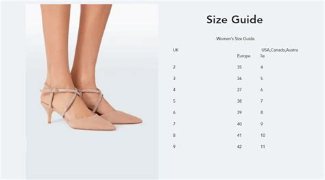 aldo women's shoe size chart.